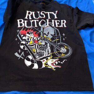 Rusty butcher  Halloween limited  edition Black Graphic T-Shirt